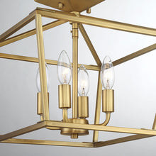 Load image into Gallery viewer, Townsend Semi Flush Mount Ceiling Light in detail.
