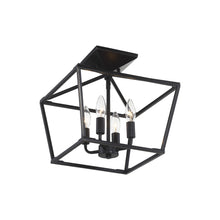 Load image into Gallery viewer, Townsend Semi Flush Mount Ceiling Light in detail.
