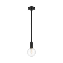 Load image into Gallery viewer, Wright Mini Pendant Light in Matte Black.

