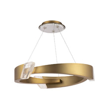 Load image into Gallery viewer, Embrace LED Pendant Light in Aged Brass (Large).
