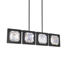 Load image into Gallery viewer, Enchante LED Linear Pendant Light in Black.
