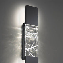 Load image into Gallery viewer, Glacier Outdoor LED Wall Light in Detail.
