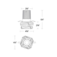 Load image into Gallery viewer, Hielo LED Recessed Light - line drawing.
