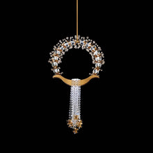 Load image into Gallery viewer, Laurel LED Mini Pendant Light in Heirloom Gold.
