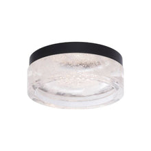 Load image into Gallery viewer, Melange LED Flush Mount Ceiling Light in Black.
