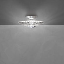 Load image into Gallery viewer, Origami LED Flush Mount Ceiling Light in Detail.
