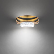 Load image into Gallery viewer, Zircle LED Flush Mount Ceiling Light in Detail.
