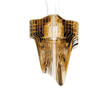 Load image into Gallery viewer, Aria LED Chandelier in Gold (Medium).

