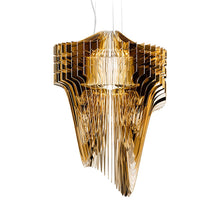 Load image into Gallery viewer, Aria LED Chandelier in Gold (Large).

