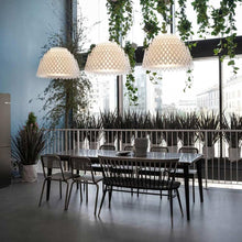 Load image into Gallery viewer, Charlotte Half Pendant Light in living room.
