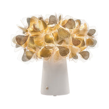 Load image into Gallery viewer, Clizia LED Battery Table Lamp in Gold/Light Base.
