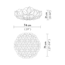 Load image into Gallery viewer, La Vie LED Ceiling / Wall Light - line drawing.
