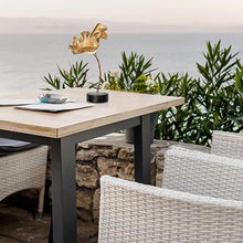 Load image into Gallery viewer, Lafleur LED Table Lamp in Outside Area.
