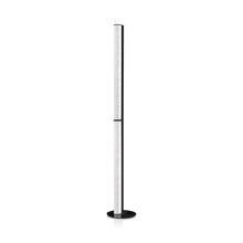 Load image into Gallery viewer, Modula LED Floor Lamp in Black/Plissé (Linear).
