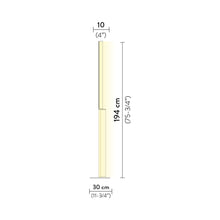 Load image into Gallery viewer, Modula LED Floor Lamp - line drawing.
