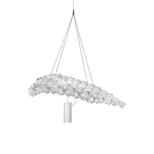 Load image into Gallery viewer, Nuvem Module Suspension Light in White With Spotlight.
