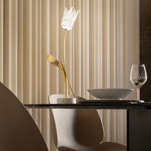 Load image into Gallery viewer, Tulip LED Table Lamp in dining room.
