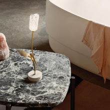 Load image into Gallery viewer, Tulip LED Table Lamp in bathroom.
