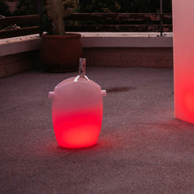Load image into Gallery viewer, Fresh Bluetooth LED Champagne Cooler in Outside Area.
