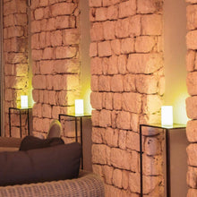 Load image into Gallery viewer, Hokare Tub Bluetooth LED Table Lamp in living room.
