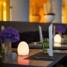 Load image into Gallery viewer, Point Bluetooth Outdoor LED Table Lamp in restaurant.
