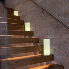 Load image into Gallery viewer, Tower LED Table Lamp in Stairway.
