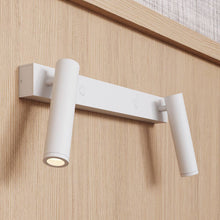 Load image into Gallery viewer, Haim Aimable LED Double Wall Light in Detail.
