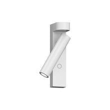 Load image into Gallery viewer, Haim Aimable LED Wall Light in Textured White (Single/With Uplight).
