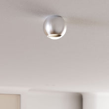 Load image into Gallery viewer, Hemisphere LED Flush Mount Ceiling Light in Detail.
