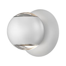 Load image into Gallery viewer, Hemisphere LED Wall Light in Textured White (Two Side).
