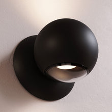Load image into Gallery viewer, Hemisphere LED Wall Light in Detail.
