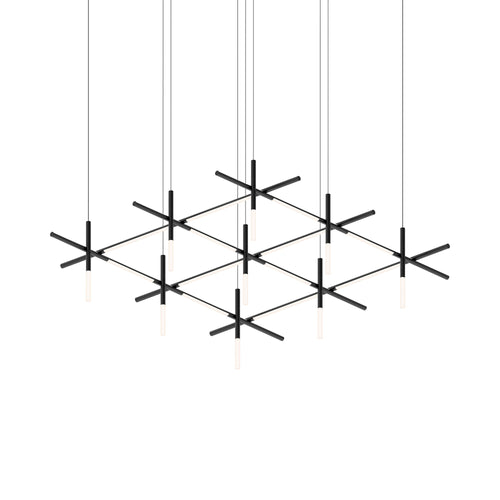 Labyrinth Square LED Pendant Light.