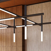 Load image into Gallery viewer, Labyrinth Square LED Pendant Light in Detail.
