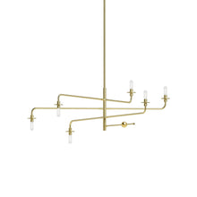 Load image into Gallery viewer, Atelier Pendant Light in Satin Brass (6-Light).

