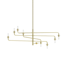 Load image into Gallery viewer, Atelier Pendant Light in Satin Brass (8-Light).
