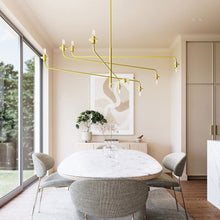 Load image into Gallery viewer, Atelier Pendant Light in dining room.
