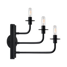 Load image into Gallery viewer, Atelier Wall Light in Satin Black.

