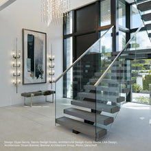 Load image into Gallery viewer, Constellation® Cosmic Cube LED Pendant Light in living room.
