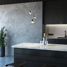 Load image into Gallery viewer, Grapes® LED Multipoint Pendant Light in dining room.
