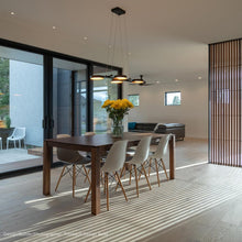 Load image into Gallery viewer, Light Guide Ring 4-Light LED Pendant Light in dining room.
