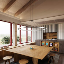 Load image into Gallery viewer, Luna™ LED Pendant Light in dining room.
