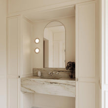 Load image into Gallery viewer, Mist LED Ceiling / Wall Light in bathroom.
