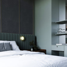 Load image into Gallery viewer, Mist LED Ceiling / Wall Light in bedroom.
