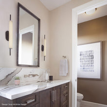 Load image into Gallery viewer, Piccolo Encore™ LED Bath Wall Light in bathroom.
