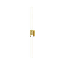 Load image into Gallery viewer, Scepter LED Bath Wall Light in Satin Brass (Large).
