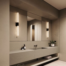Load image into Gallery viewer, Scepter LED Bath Wall Light in bathroom.
