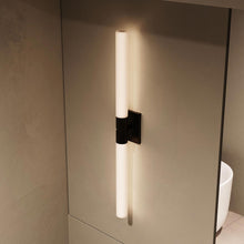 Load image into Gallery viewer, Scepter LED Bath Wall Light in bathroom.
