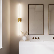 Load image into Gallery viewer, Scepter LED Bath Wall Light in bathroom.
