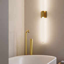 Load image into Gallery viewer, Scepter LED Bath Wall Light in bathroom.
