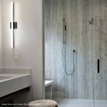 Load image into Gallery viewer, Stiletto LED Bath Vanity Light in bathroom.
